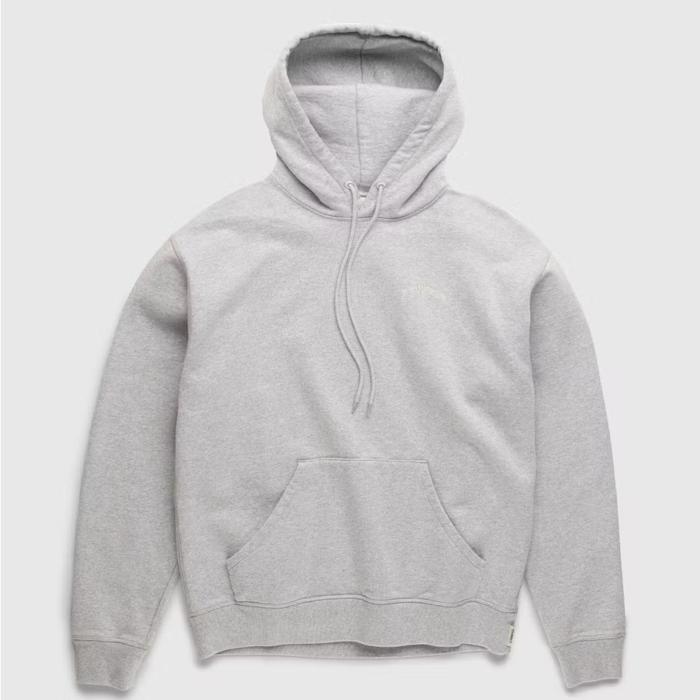 Highsnobiety Logo Fleece Staples Hoodie Heather Grey